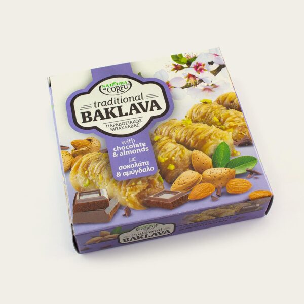 Baklava csokoládés mandulás