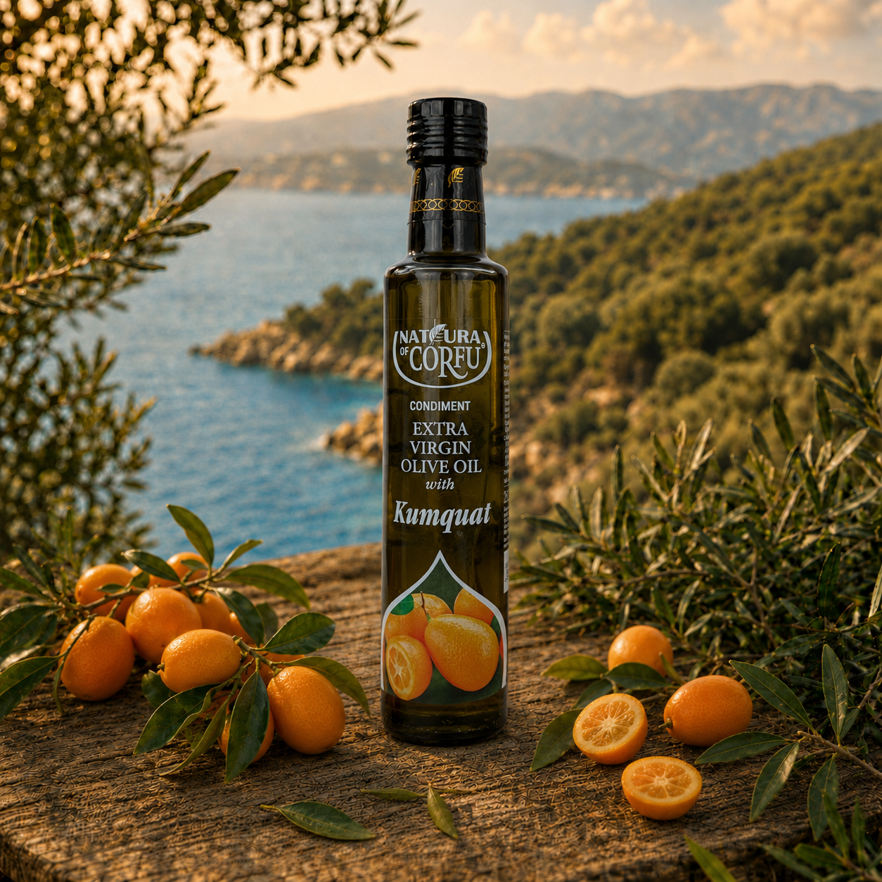 Kumquat ízesített olívaolaj