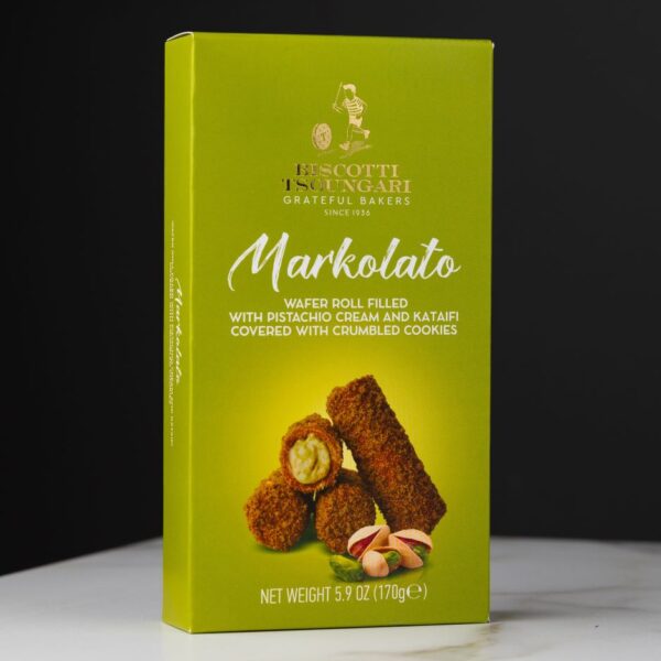 Markolato Waffer Roll Pisztáciava Kataif töltött