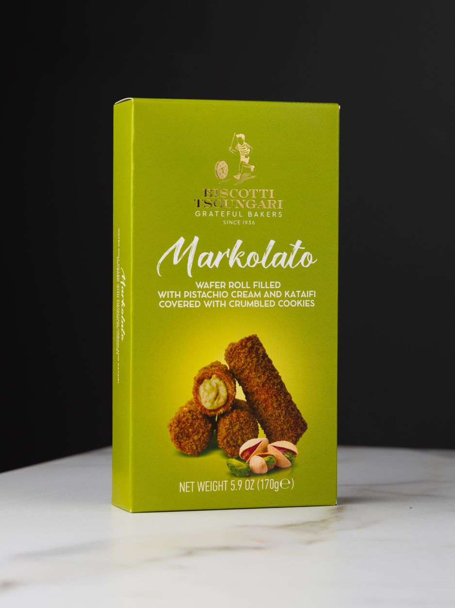 Markolato Waffer Roll Pisztáciava Kataif töltött