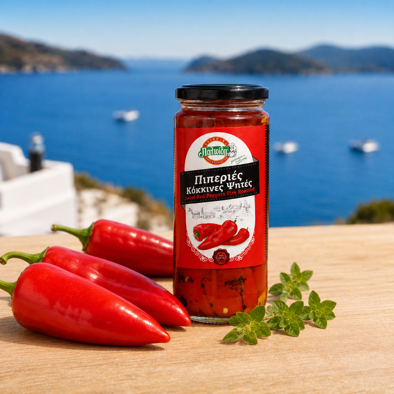 Sült Füstölt Kápia Paprika
