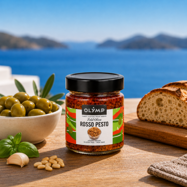 Zöld Olíva Rosso Pesto
